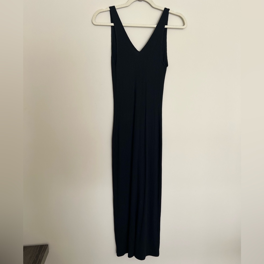 Reformation Ribbed Button-Down Maxi Dress - Picture 4 of 5